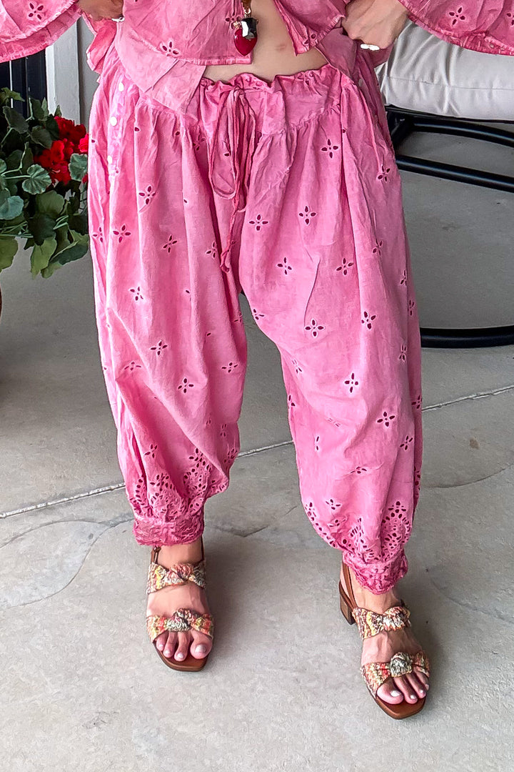 Heirloom Eyelet Bloomers - Petal Pink - House of Jaded Gypsy Exclusive