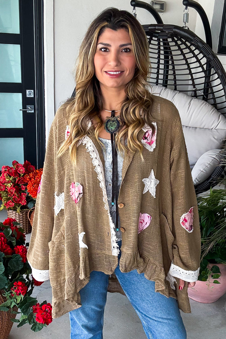 True Love Jacket - 100% Cotton - Mocha