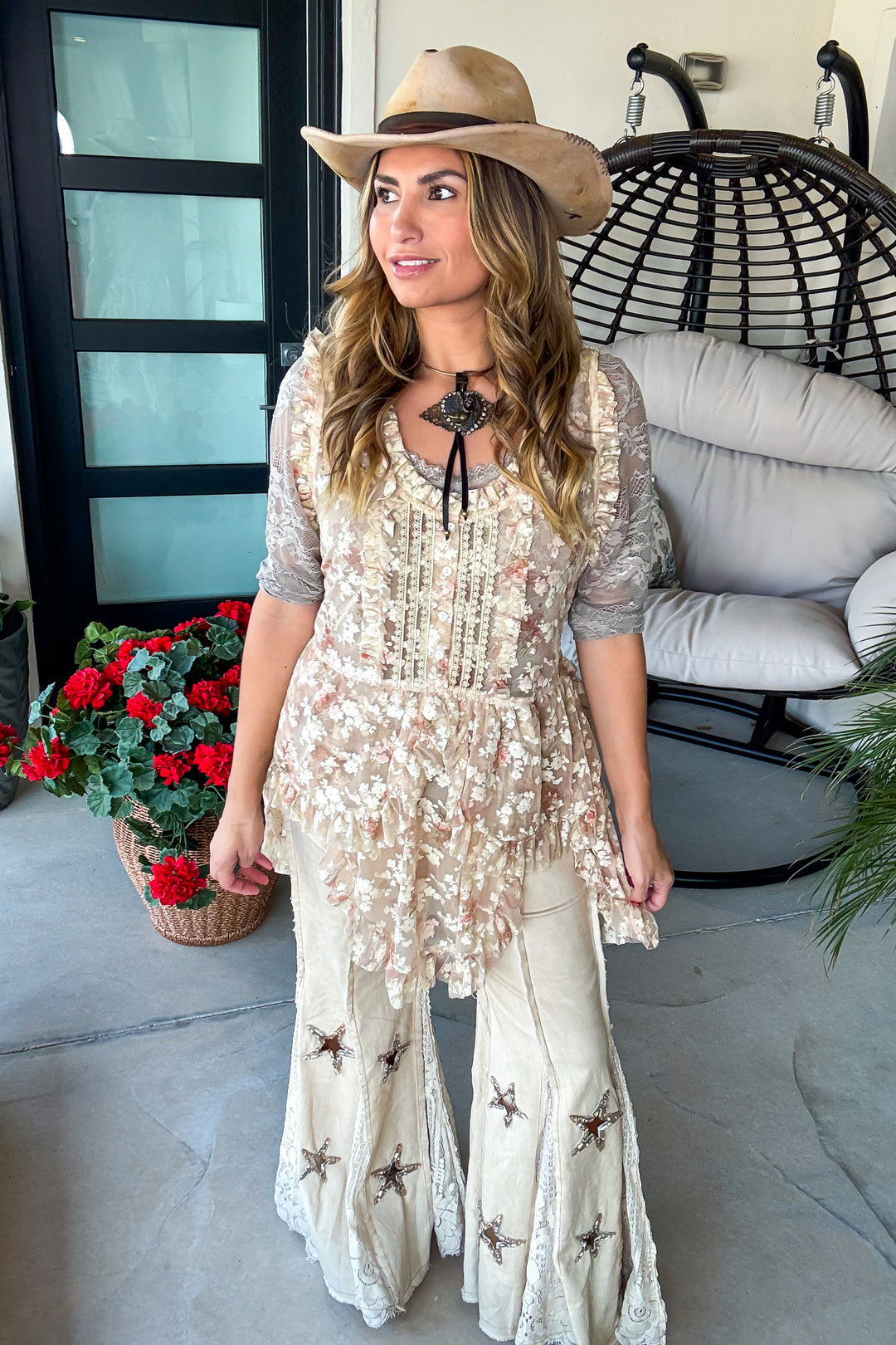 Dance Away Lace Tunic