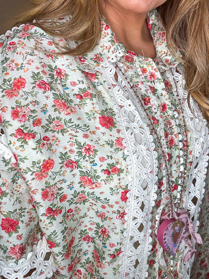 Comes Naturally OVERSIZED Top - Natural - SALE