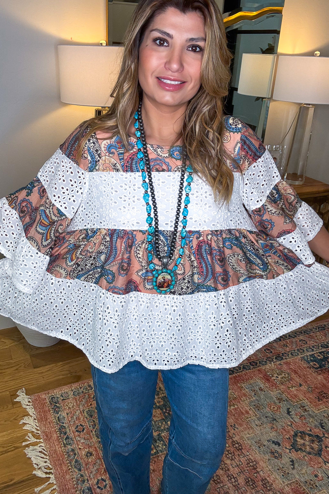 Wonderful Favor Top - Peach