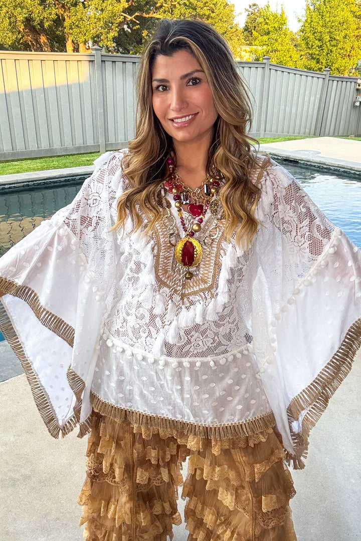 Timeless Grace Top - Ivory
