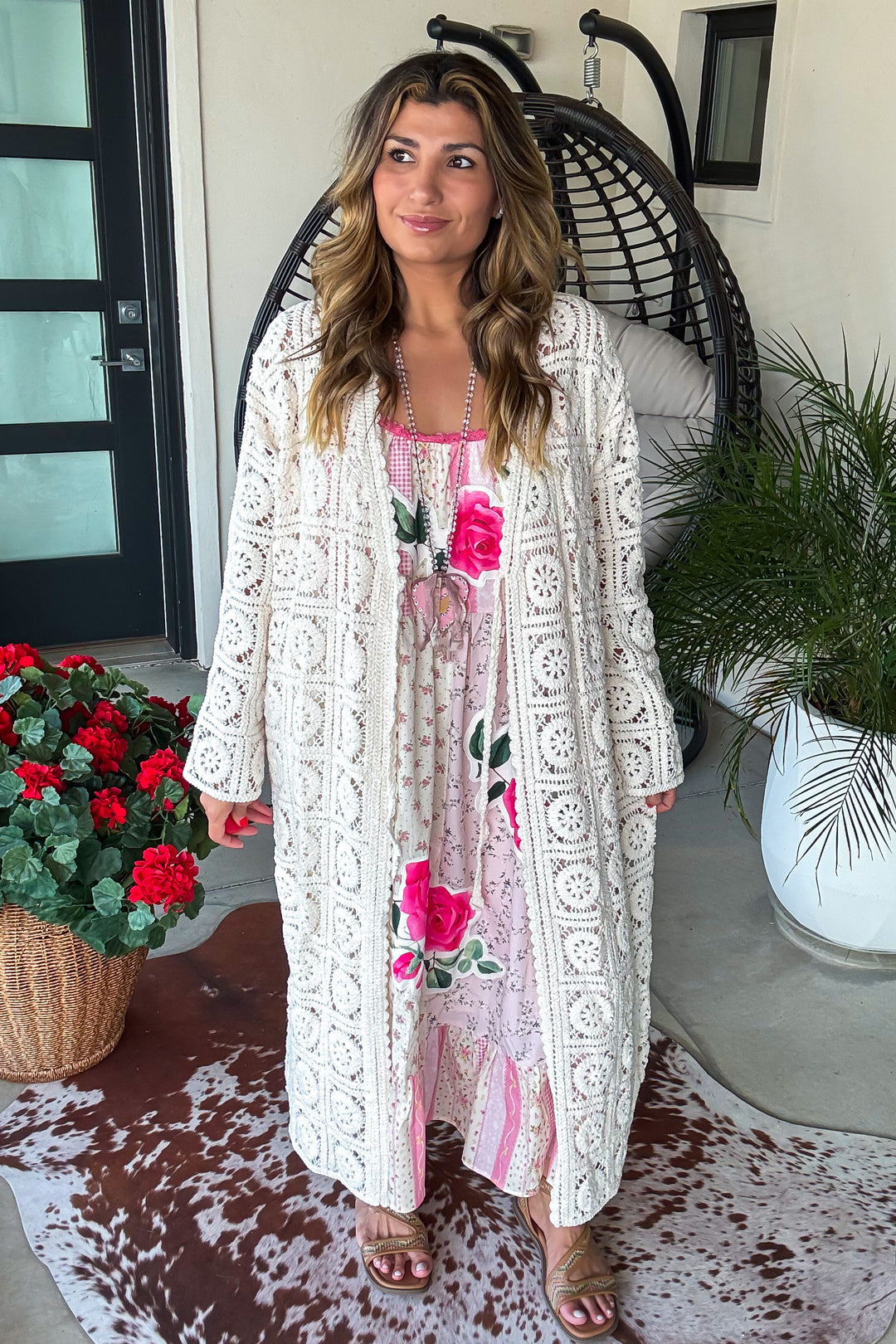 Woven Whisper Cardigan - Cream