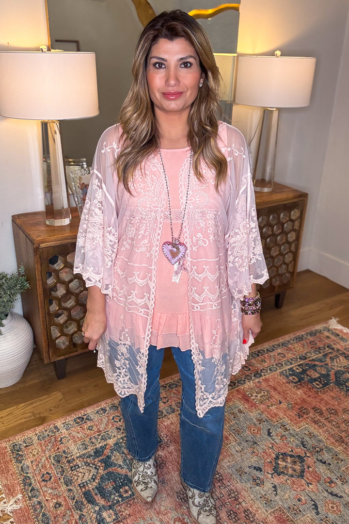 AHB EXCLUSIVE: Finding Perfection Kimono  - Pink