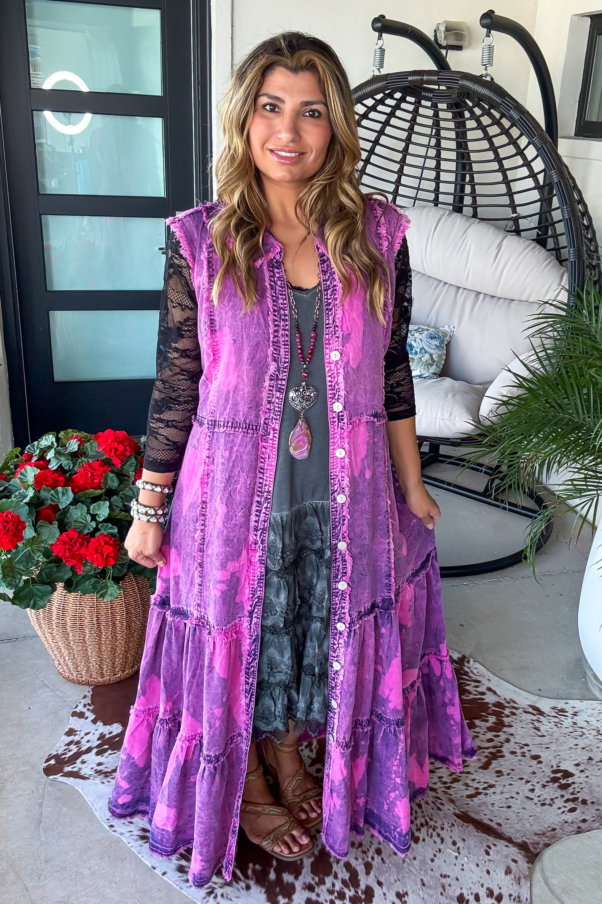 Magnolia Moon Dress/Duster - Pink – Angel Heart Boutique