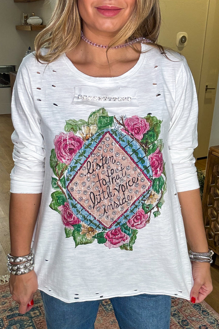 Listen to the Voice Inside - 100% Cotton - Made in USA