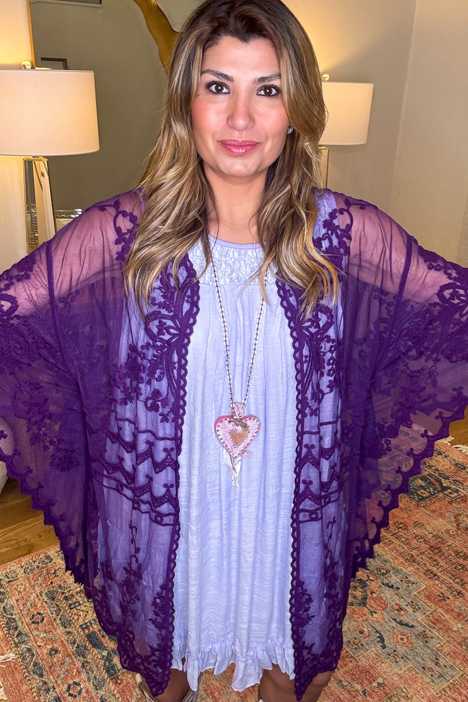 AHB EXCLUSIVE: Finding Perfection Kimono - Purple