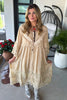 Golden Prairie Lace Cotton Duster -100% Cotton - MADE IN USA