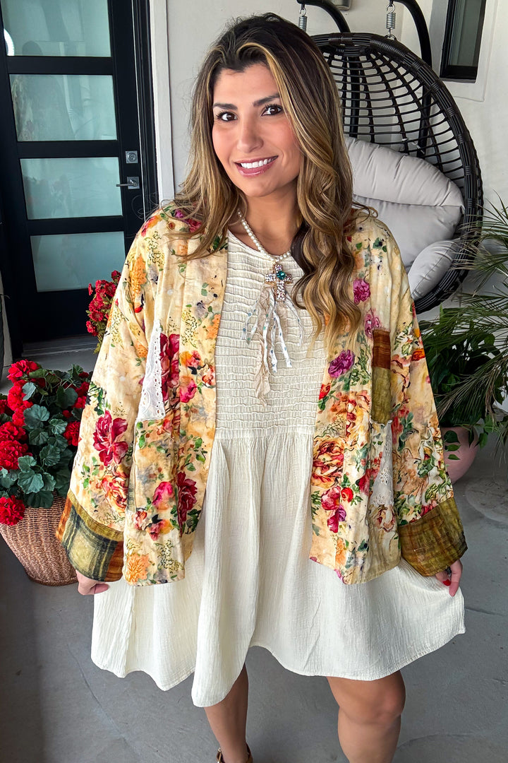 Peace Sign Reversible Jacket - 100% Cotton