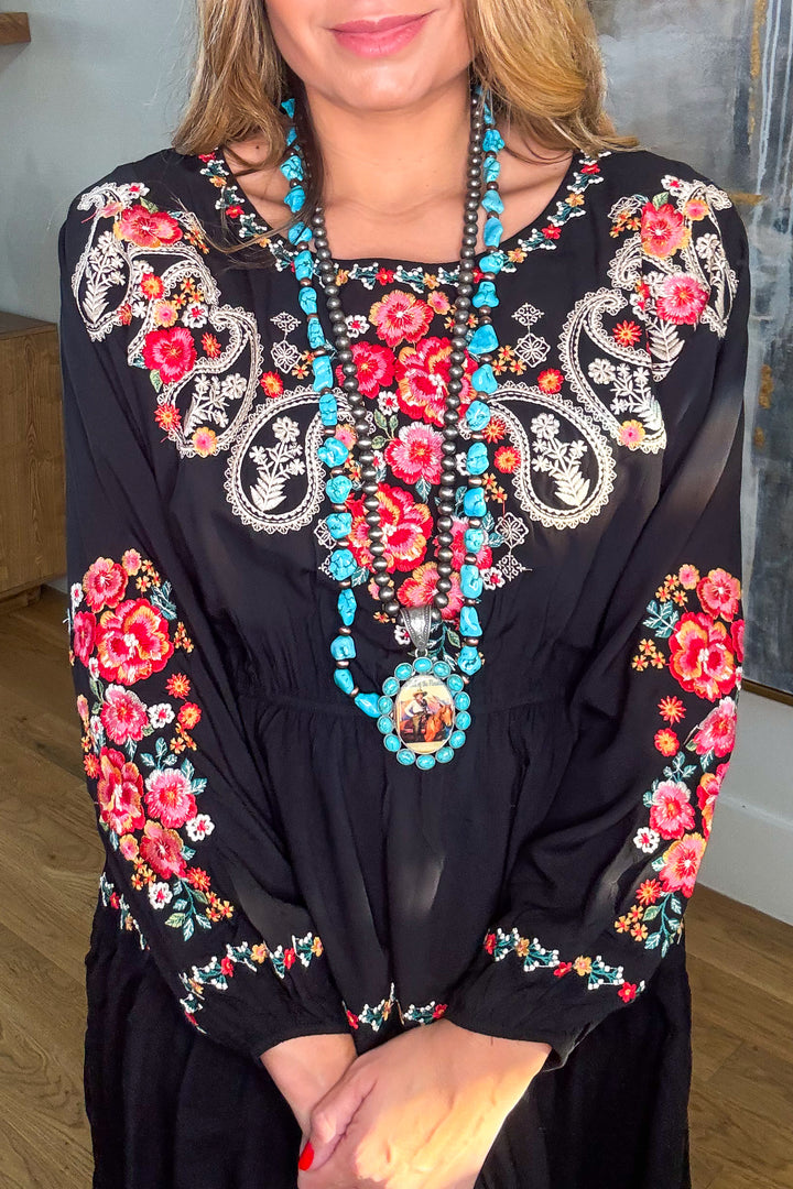 The Closer You Get Dress - Black - SALE