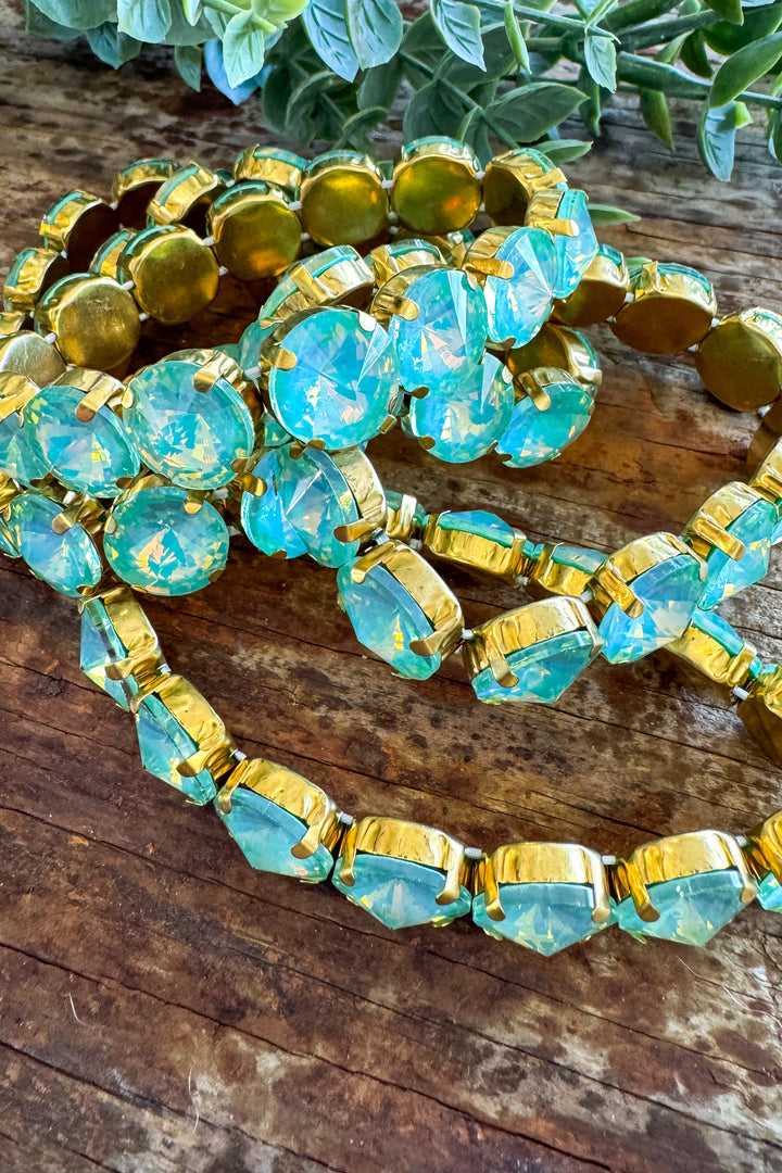 Love Song Stretch Bracelet (EACH SOLD SEPARATELY) Aqua