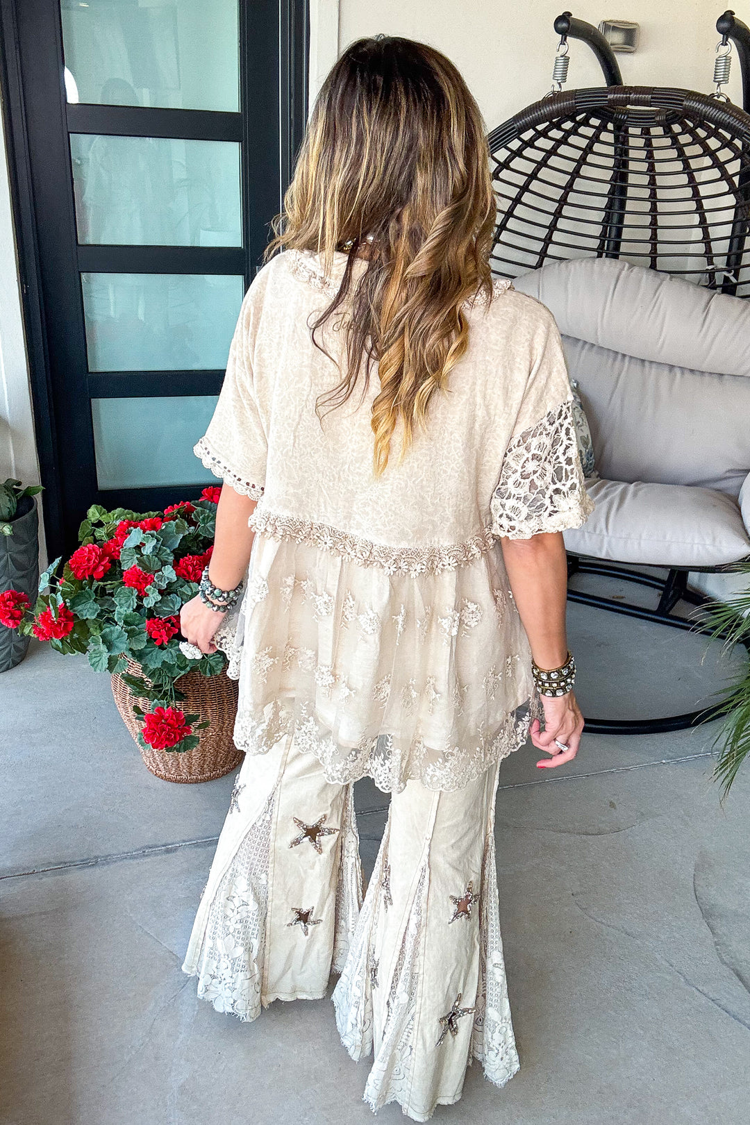 Trellis Dreams Top - 100% Cotton