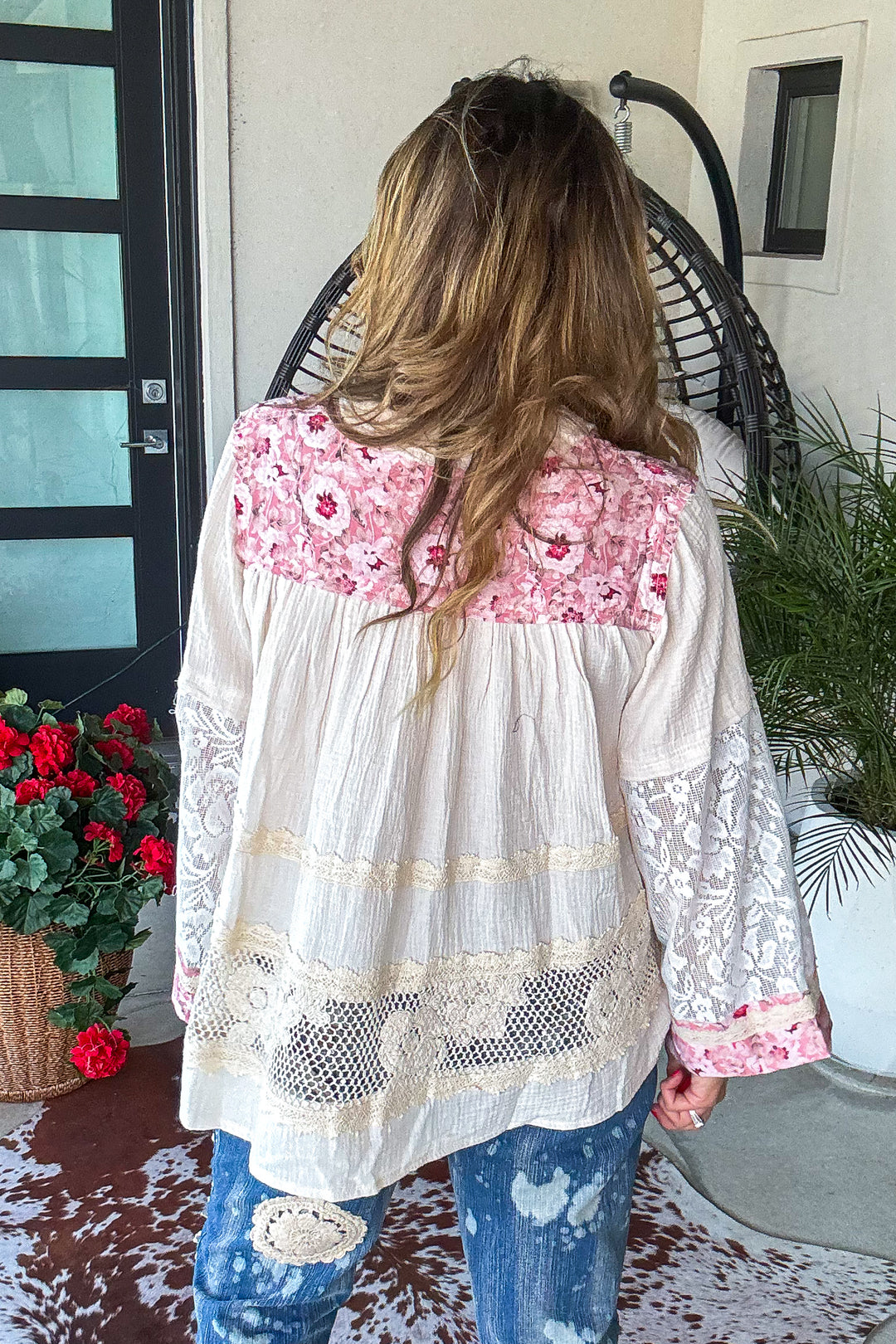 PRE ORDER: Rosewater Bloom Top - 100%Cotton