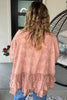 Terra Cotta Spice Cardigan - 100% Cotton - Rust 