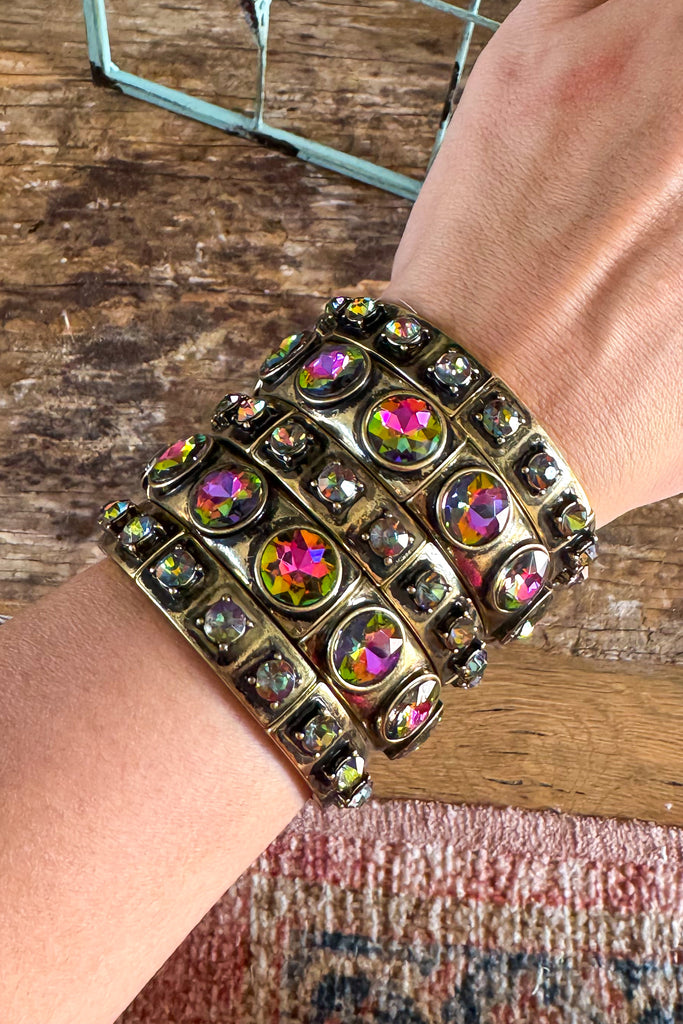 Rosewater Romace Gold Tone Stretch Bracelet - Volcano (EACH SOLD SEPARATELY)