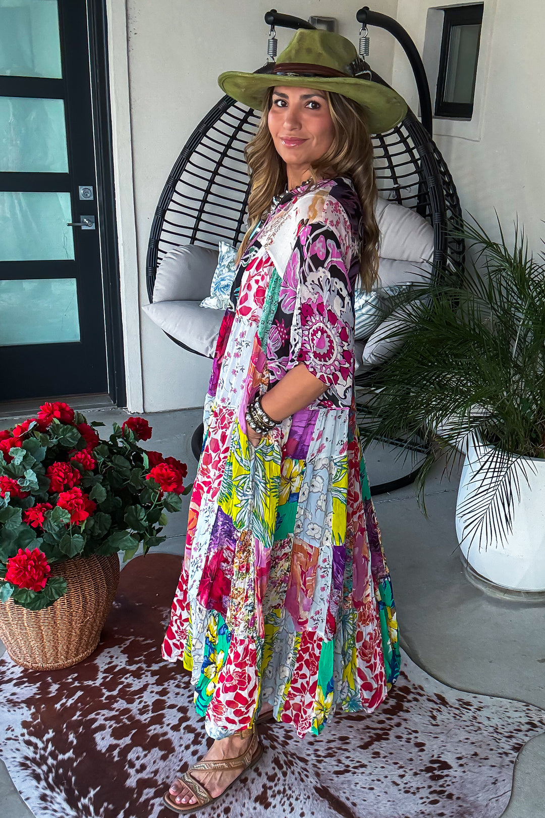Chasing Daylight OVERSIZED Maxi Dress - Floral