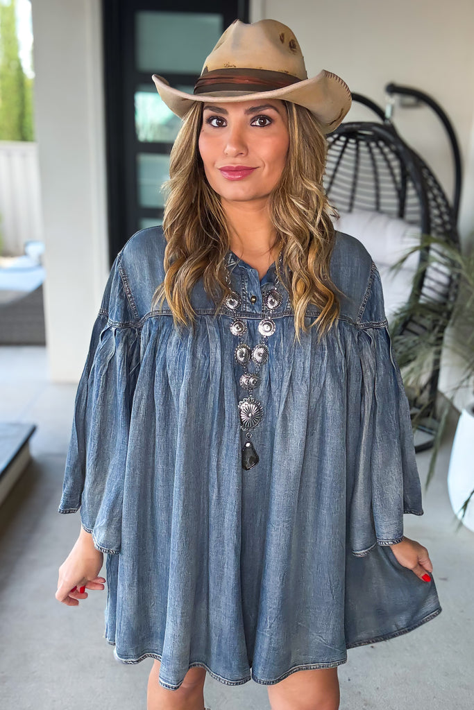 Wild Soul Oversized Dress -  100% Cotton