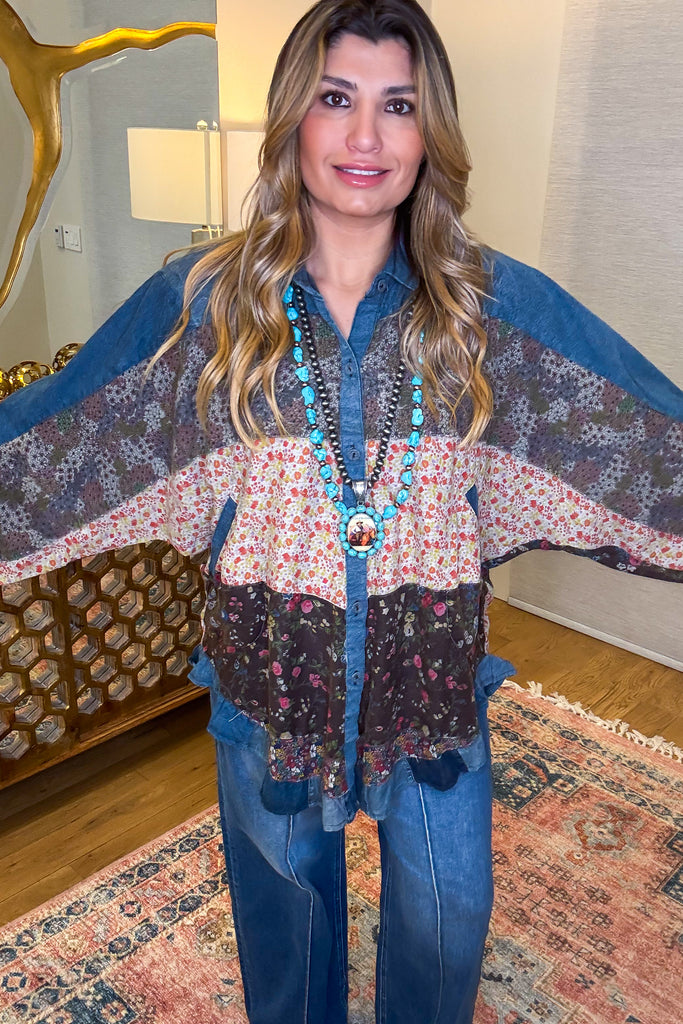 Take The Long Way Home Tunic - Vintage - 100% COTTON