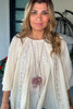 Riverstone Lace Tunic - 100% Cotton - Natural