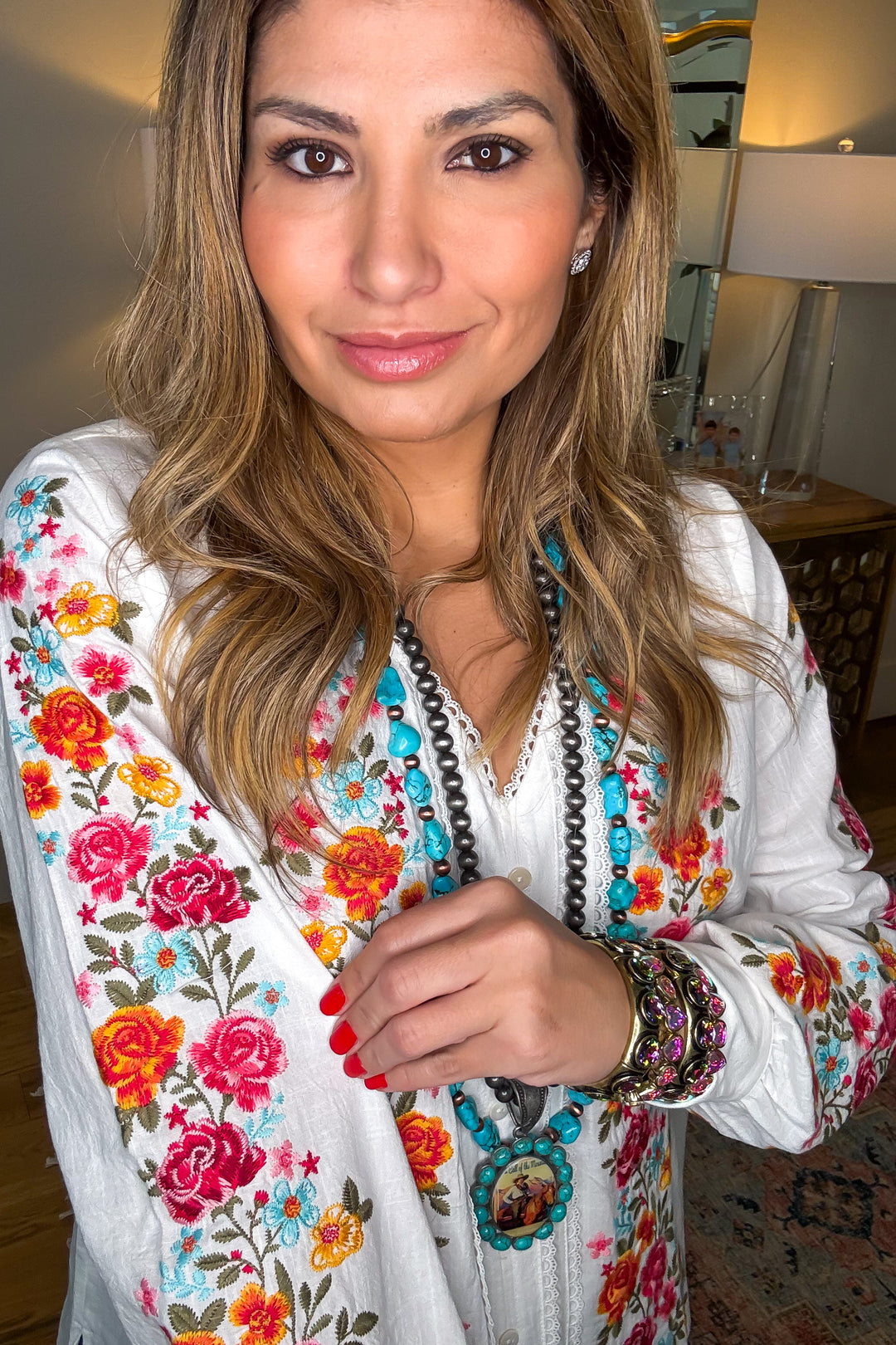 AHB EXCLUSIVE: Dearly Loved Embroidery Top - Ivory - 100% COTTON - SALE