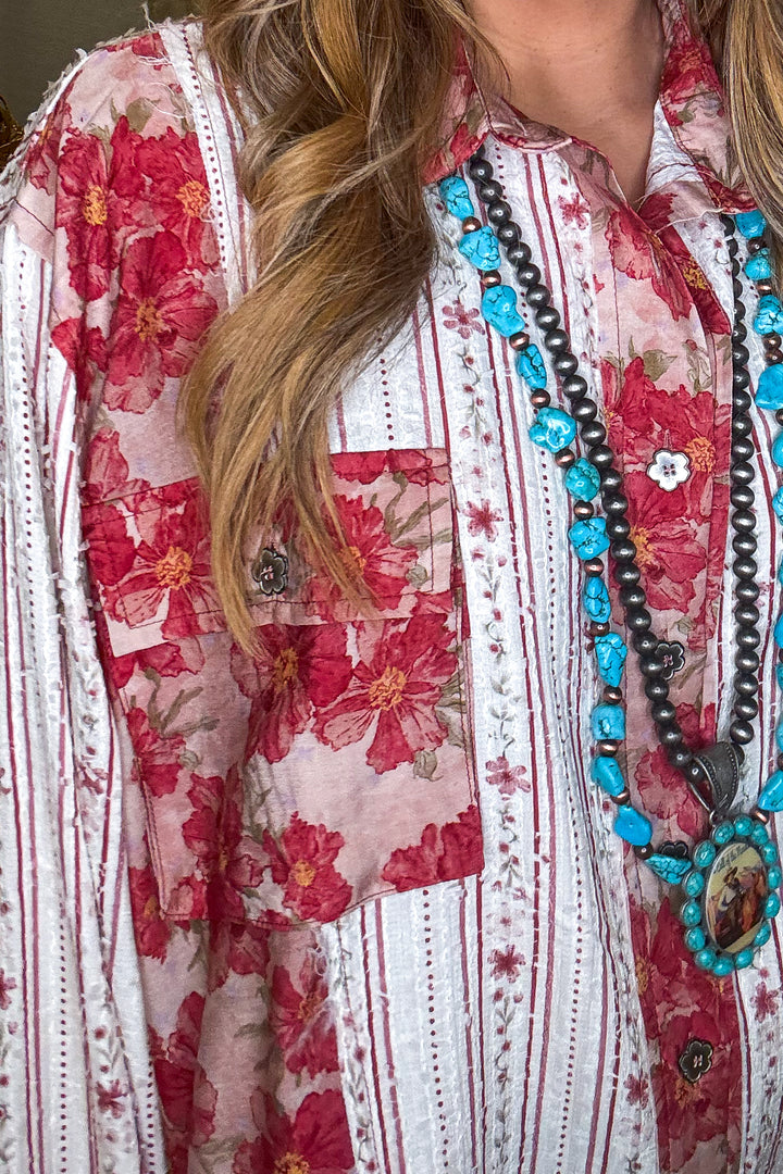 Canyon Rose Blouse Schaket - Ruby