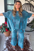 Stich And Stroll Pants - 100% Cotton - Teal