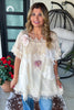 PRE ORDER: Rosy Lace Reverie Dress - 100% Cotton - Ivory