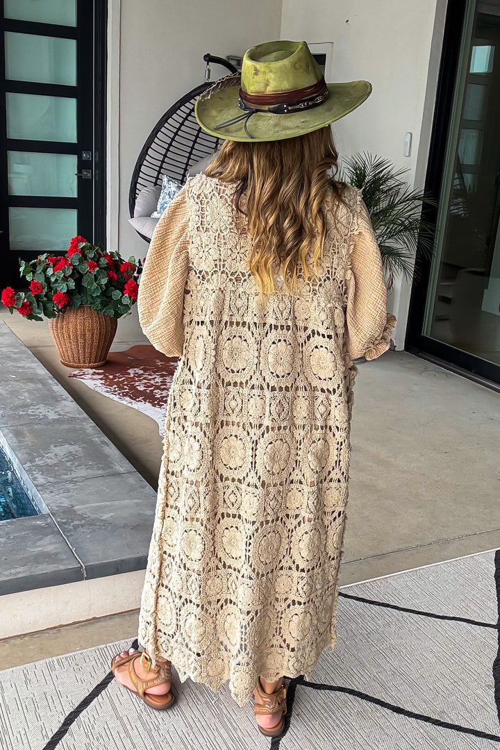 Soulful Feeling Vest Duster - 100% COTTON - MADE IN USA