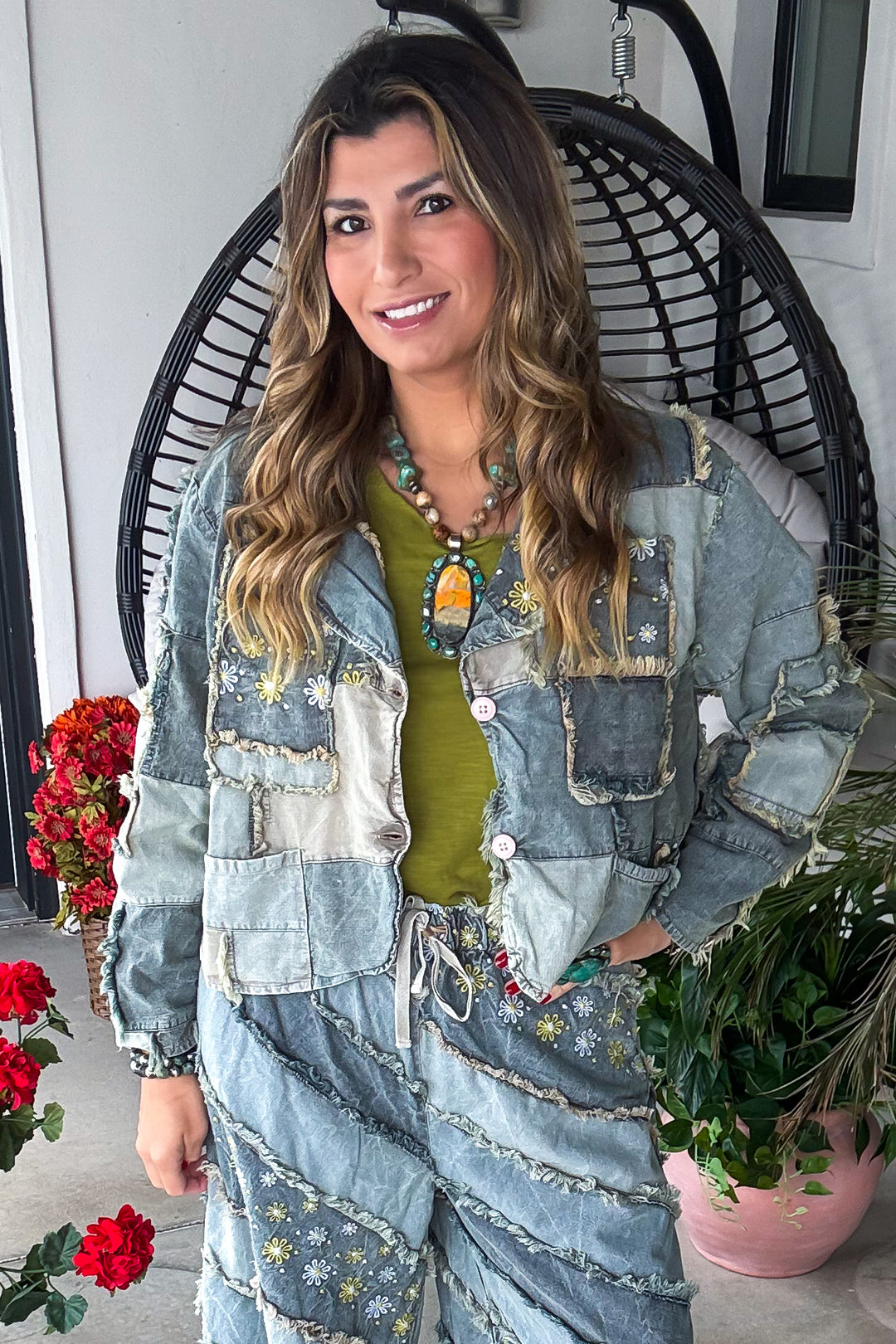 Daisy Daydreams Jacket - 100% Cotton