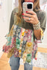 Getaway Garden Blouse - Gravel