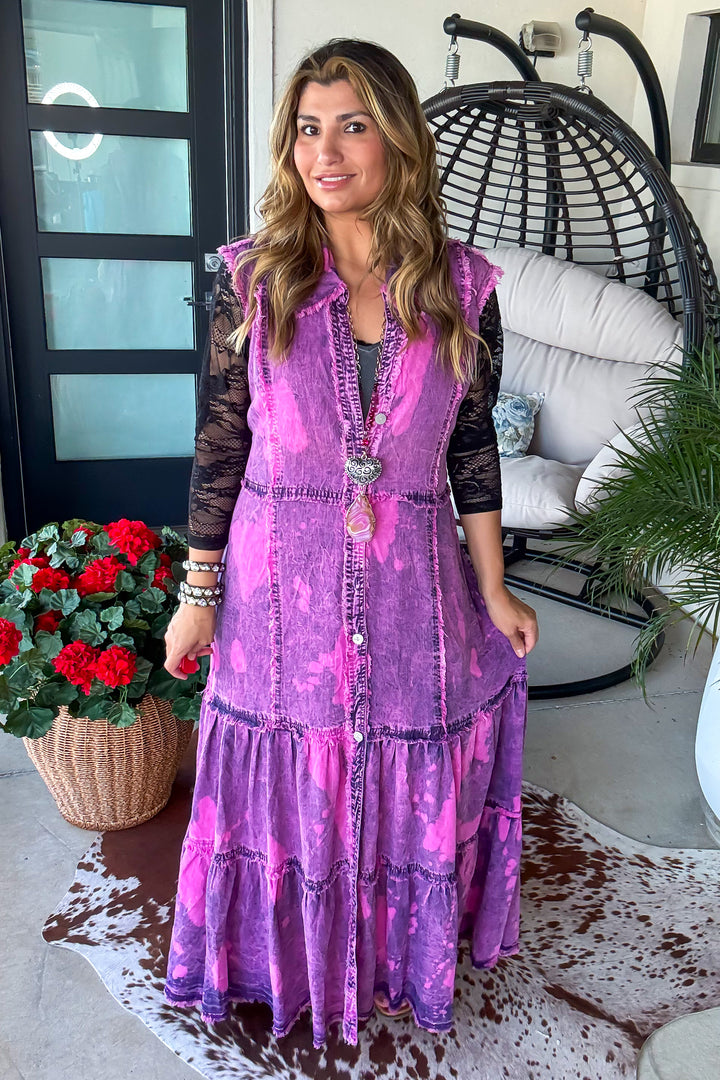 Magnolia Moon Dress/Duster - Pink