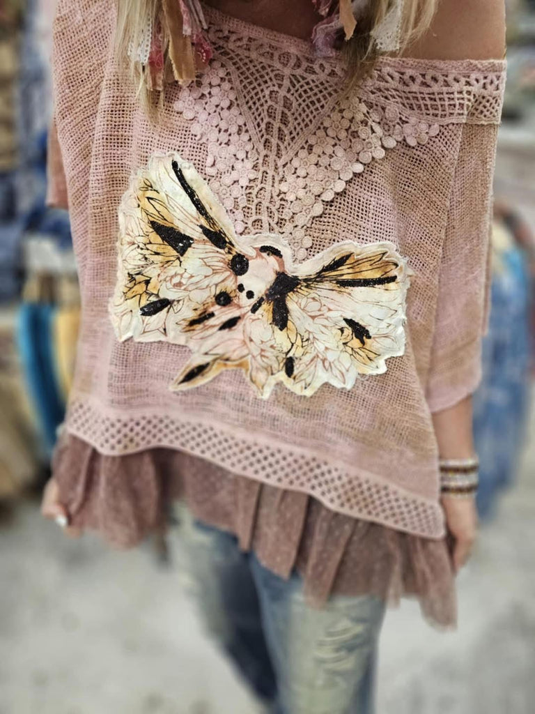 PRE ORDER: Songbird Dreams Boho Poncho Top