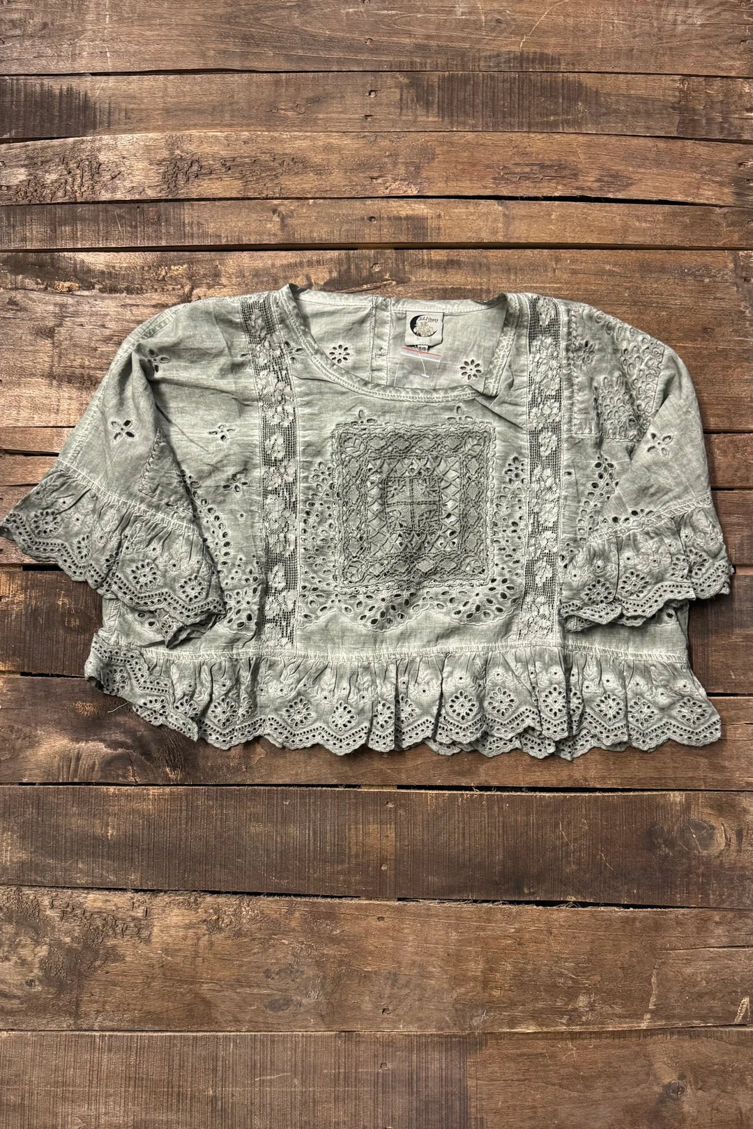 PRE ORDER: Softly Worn Eyelet -100% Cotton - Reversible