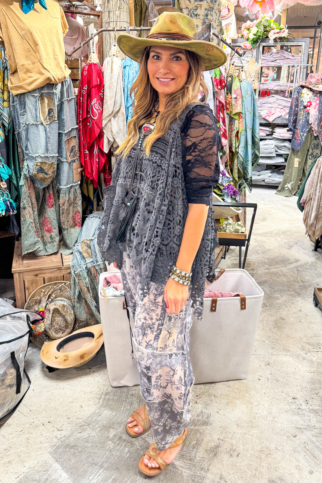 Harem Pants - Gray - 100% Cotton