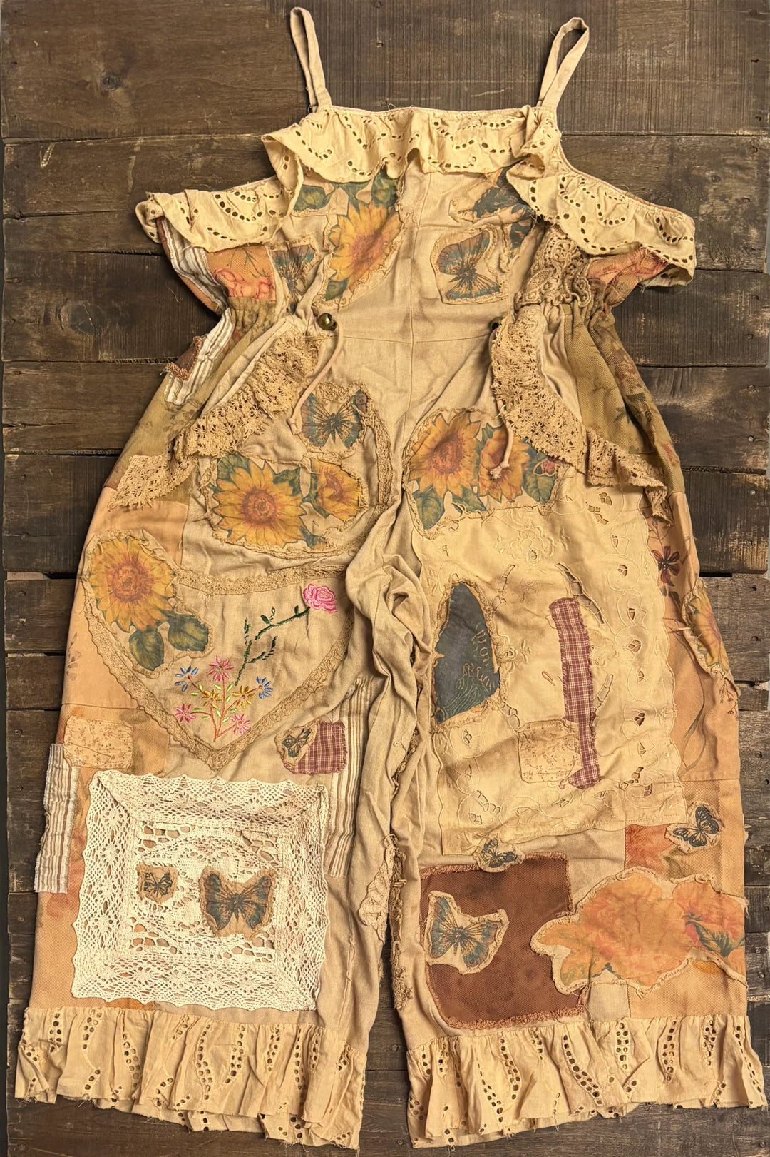 Floral Meadows Overalls - 100% Cotton