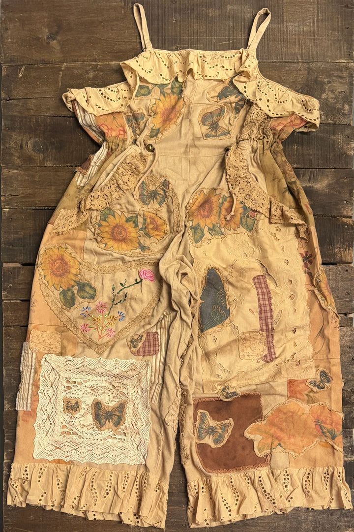 Floral Meadows Overalls - 100% Cotton