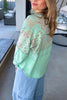 Ruffle Bottom Jeans - Lt. Denim