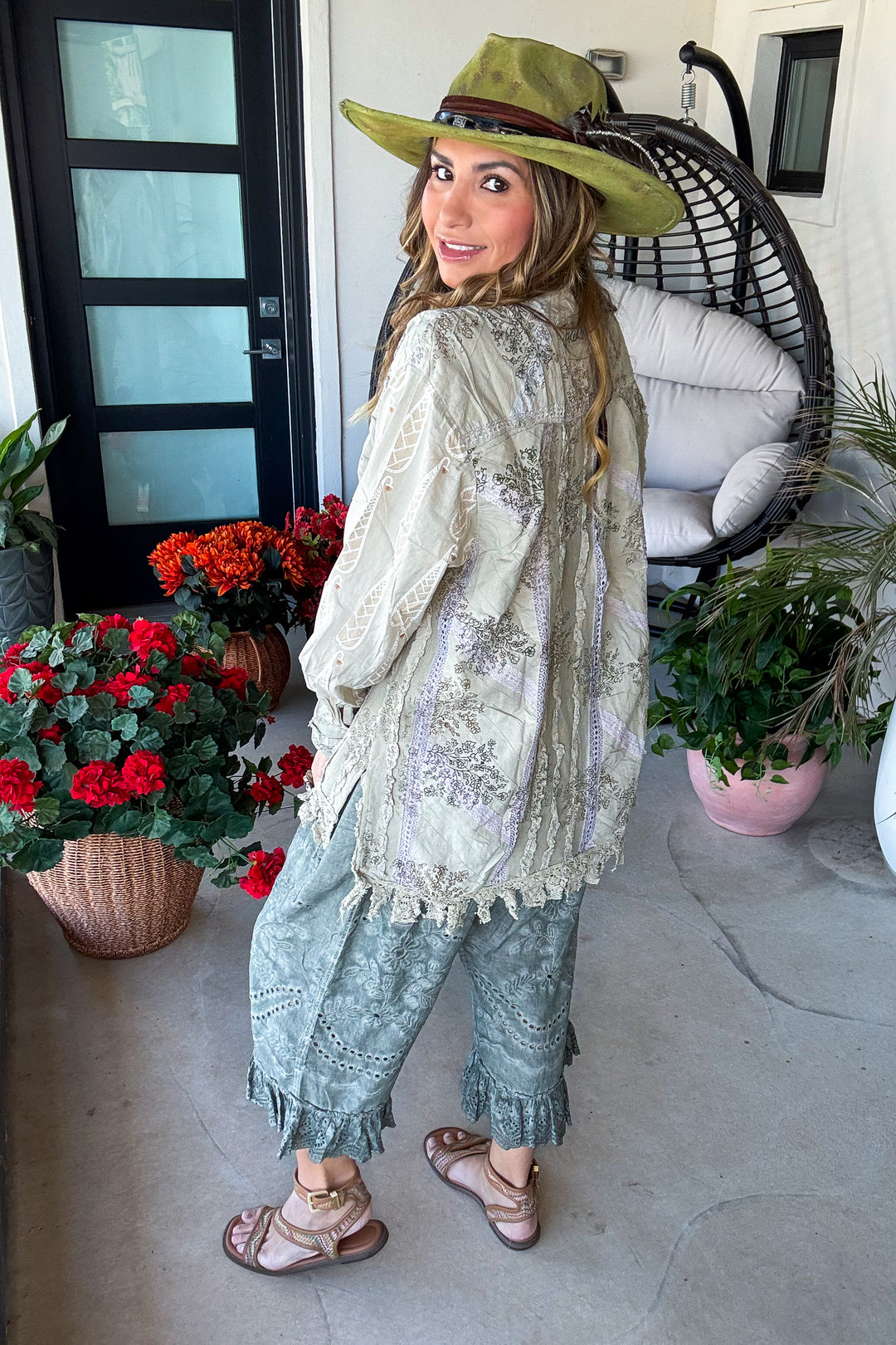 Living in The Moment Top - 100% Cotton - Oversized