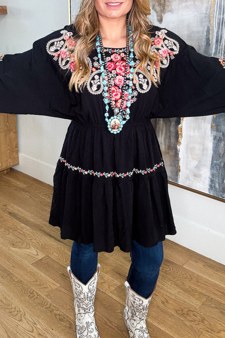 The Closer You Get Dress - Black - SALE