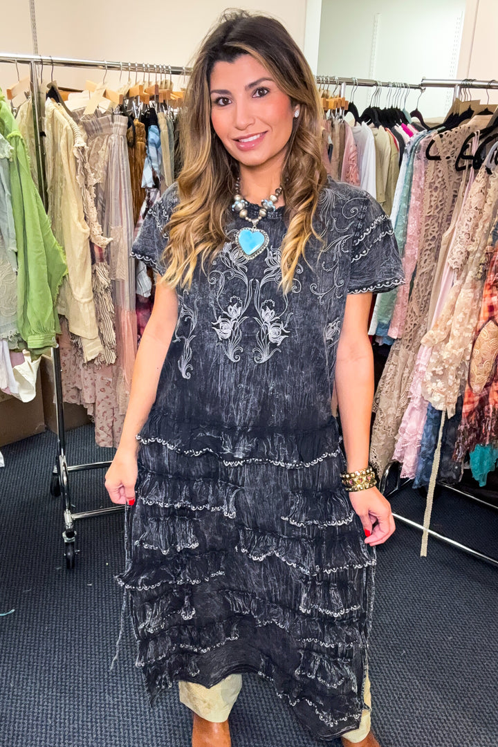 After Glow Dress - Black - 100% Cotton
