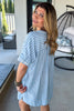 Driftwood Romance Oversized Dress - Denim