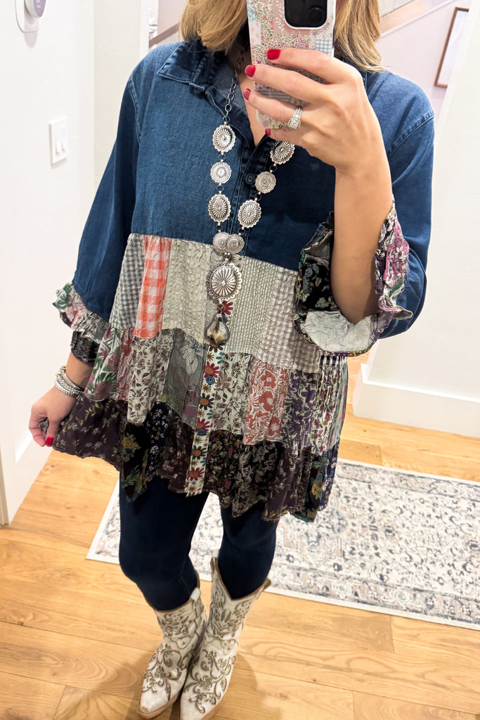 Just My Style Tunic -  Vintage - 100% Cotton