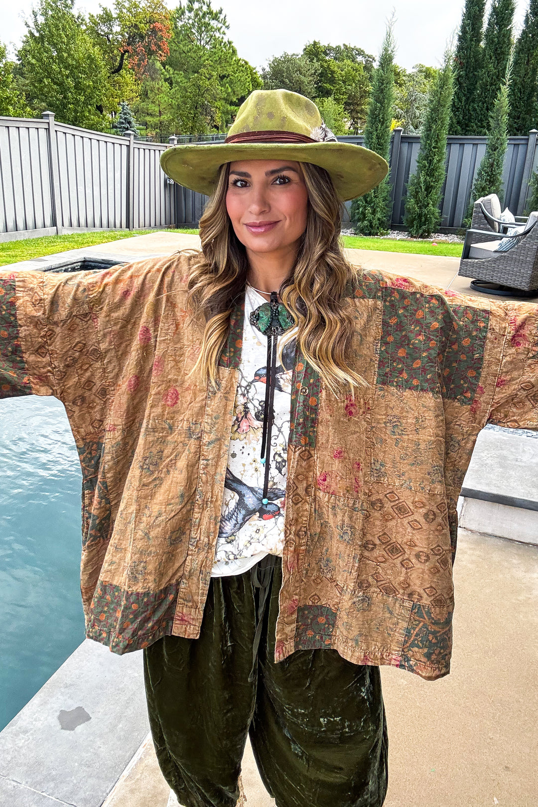 Golden Meadow Cardigan - 100% Cotton