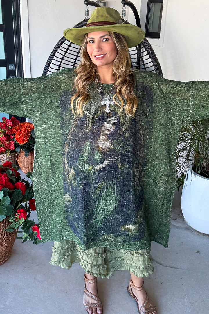 Archangel Raphael Oversized Sheer Dress - 100% Cotton