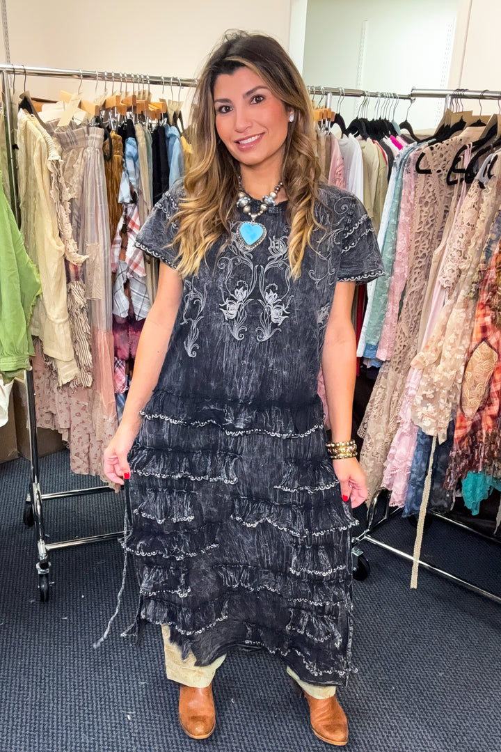 After Glow Dress - Black - 100% Cotton