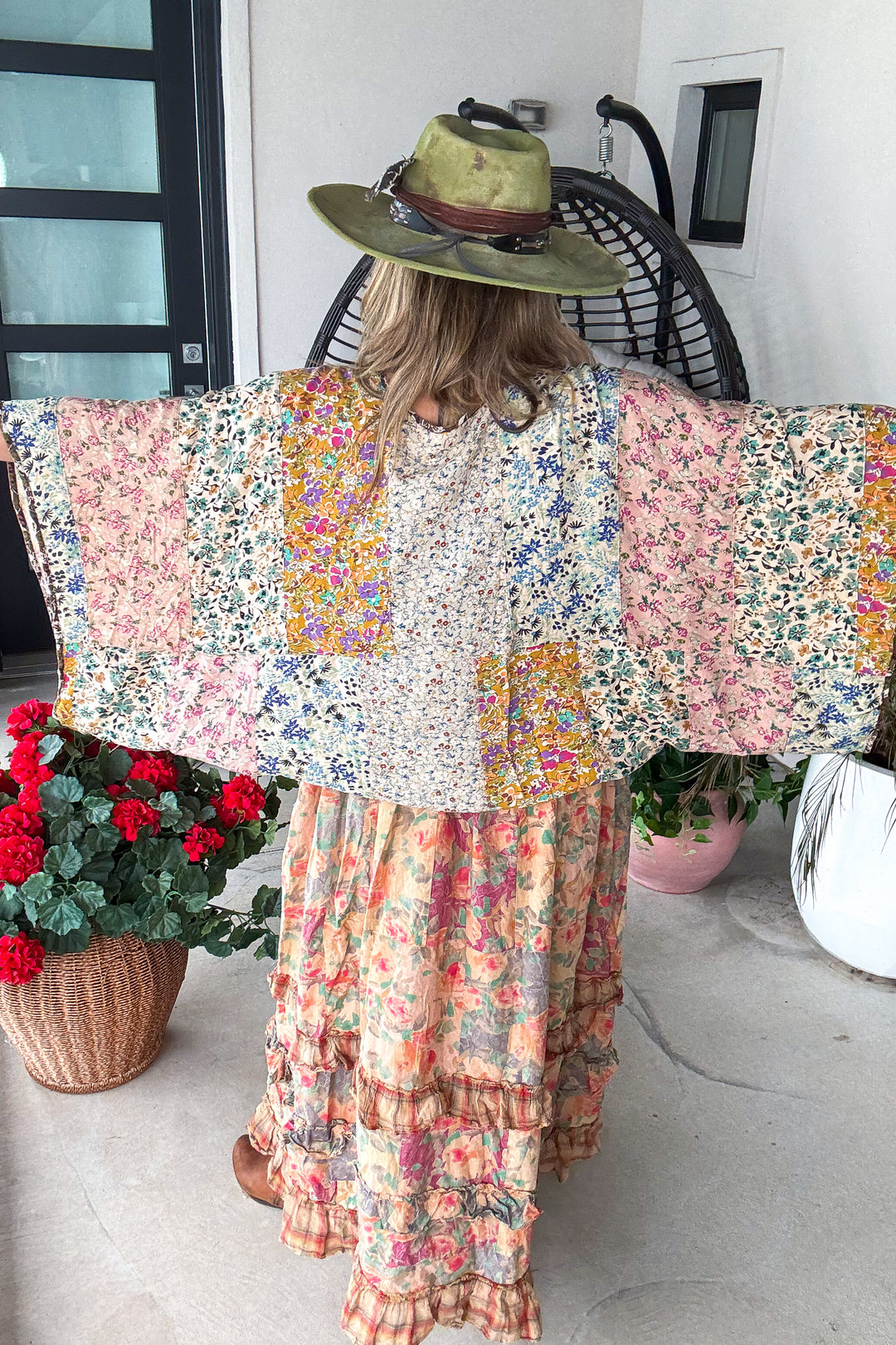 The Perfect Bolero - Floral Latte
