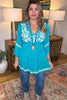 AHB EXCLUSIVE: Sparkling Smiles Tunic - Aqua