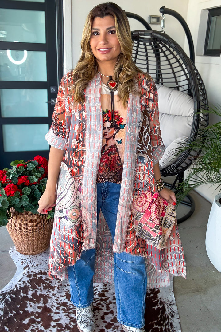 Canyon Sunrise Duster - 100% Cotton