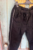 Made in Italy Scrunchy Rhinestone Stretch Pants – Ultra Comfortable Size (14 to 24) - Black