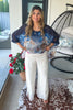 Blue Chateau Daydream Silk Top - Navy - MADE IN ITALY